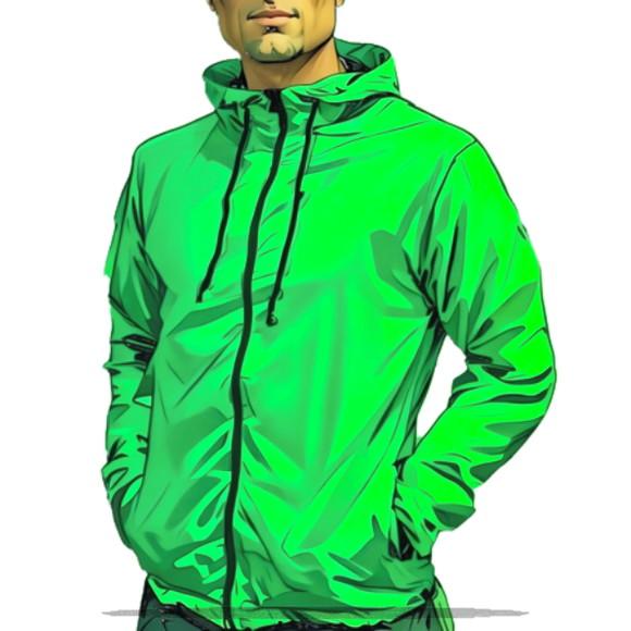 Molde em pdf de Jaqueta Corta Vento Masc Capuz do P ao Xxg