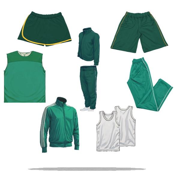 Molde em pdf de Kit Moldes Uniforme Escolar Inf 4 ao 14