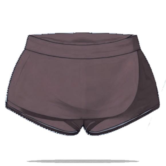 Molde em pdf de Short Saia Uniforme Escolar Inf 4 a 14 Anos
