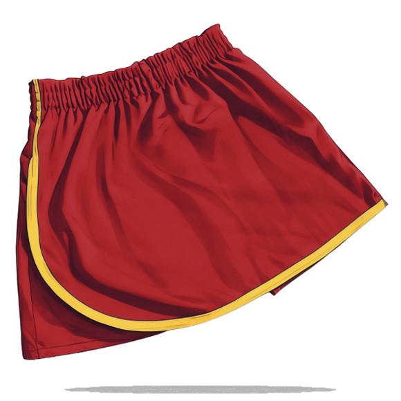 Molde em pdf de Short Saia Inf Uniforme Escolar 4 ao 14