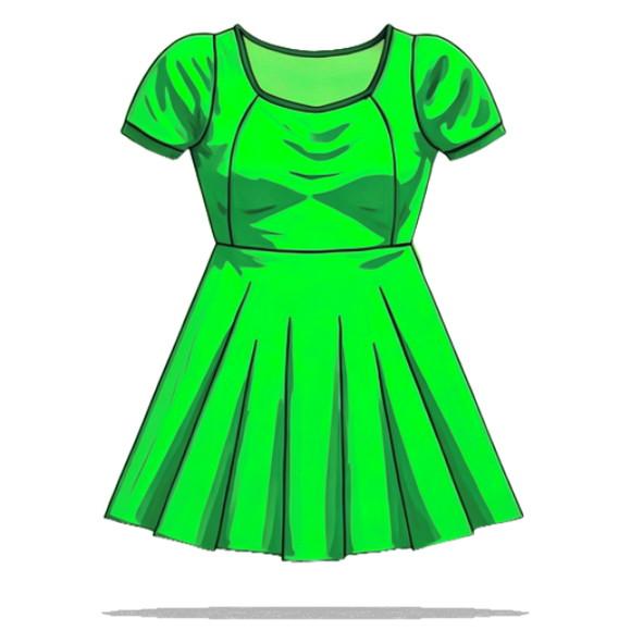 Molde em pdf de Vestido Feminino Adulto Person Pp ao Xg