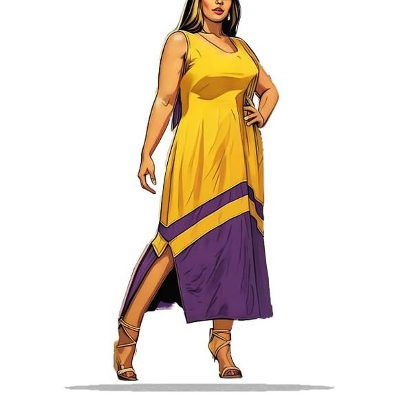 Molde em pdf de Vestido Longo Regata Lindo do P ao Xxg