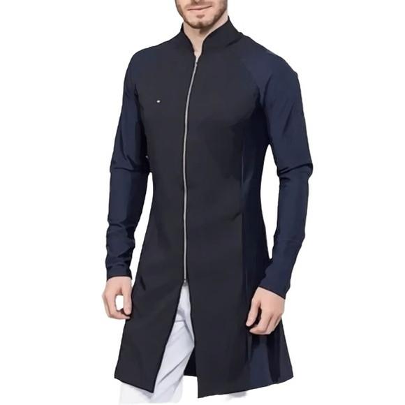 Molde Jaleco Masculino Slim com Ziper Pp ao Xg