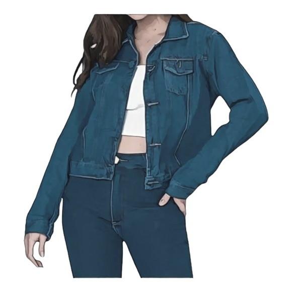Molde Jaqueta Jeans Feminina P ao Xxg