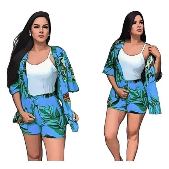 Molde Kimono Short e Blusa Alça Fem Adulto P ao Xg