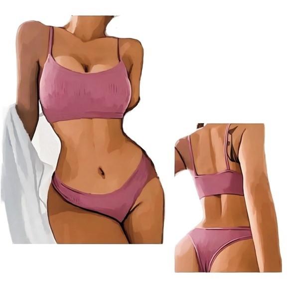 Molde Lingerie Top de Alças e Calcinha Simples P ao Xxg