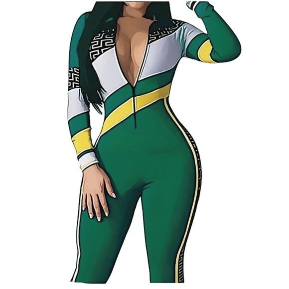 Molde Macacão Manga Longa Fitness com Ziper P ao Gg