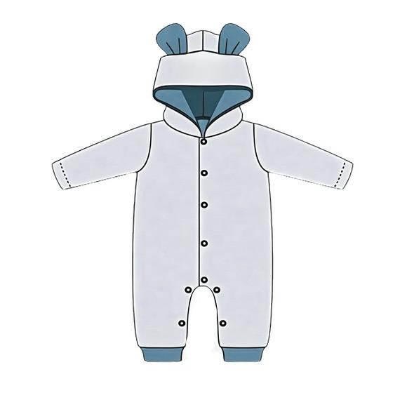 Molde Macacão Simples Infantil