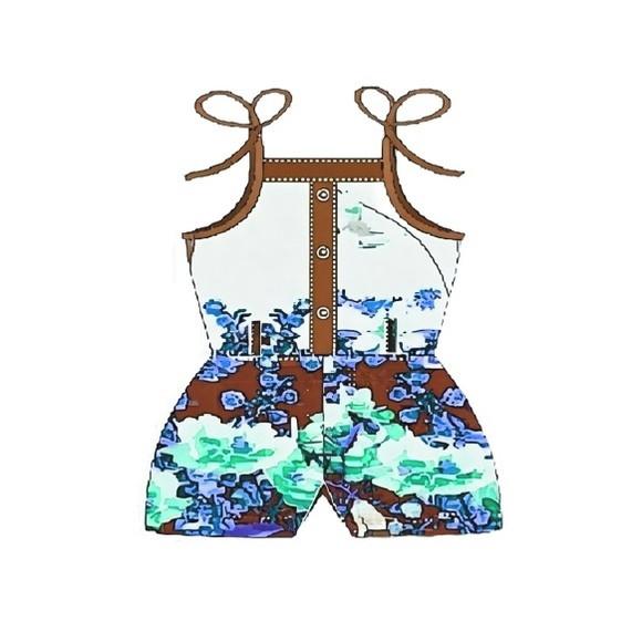 Molde Macaquinho de Alça Feminino Infantil