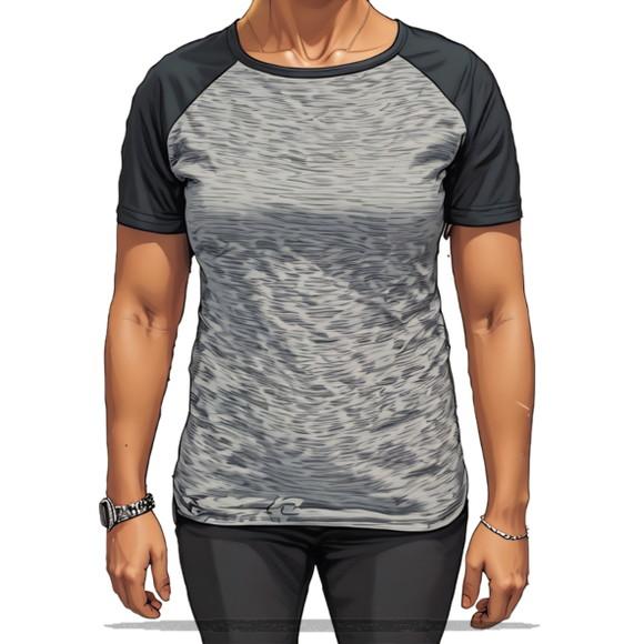 Molde Modelagem Baby Look Fem Raglan do Pp ao Gg