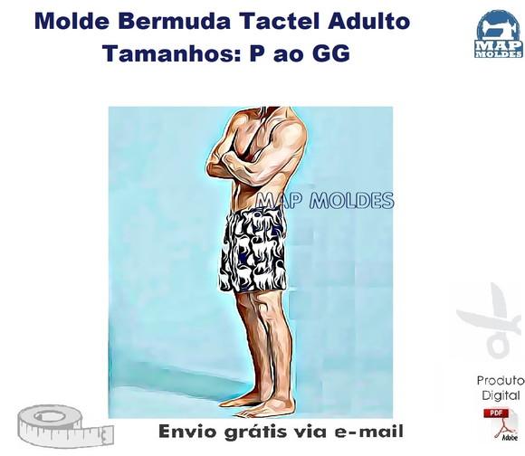 Molde Modelagem Bermuda Tactel de Adulto