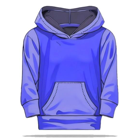 Molde Modelagem Blusa Moletom Adulto com Capuz Pp ao Xg