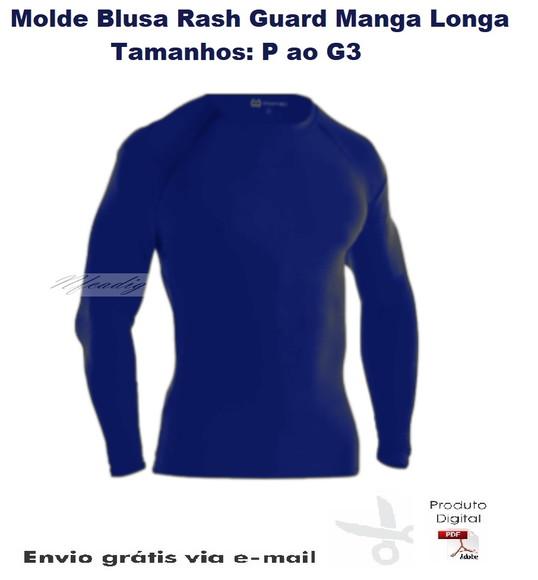 Molde Modelagem Blusa Rash Guard Manga Longa #240