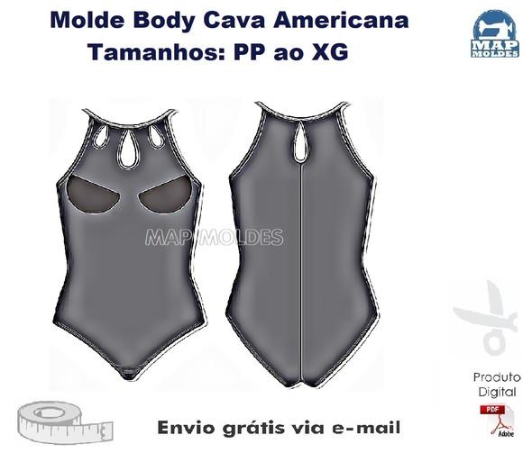 Molde Modelagem Body Cava Americana