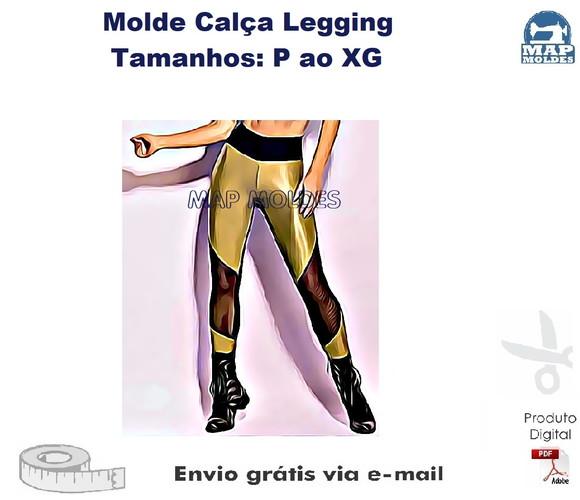 Molde Modelagem Calça Fitness Legging