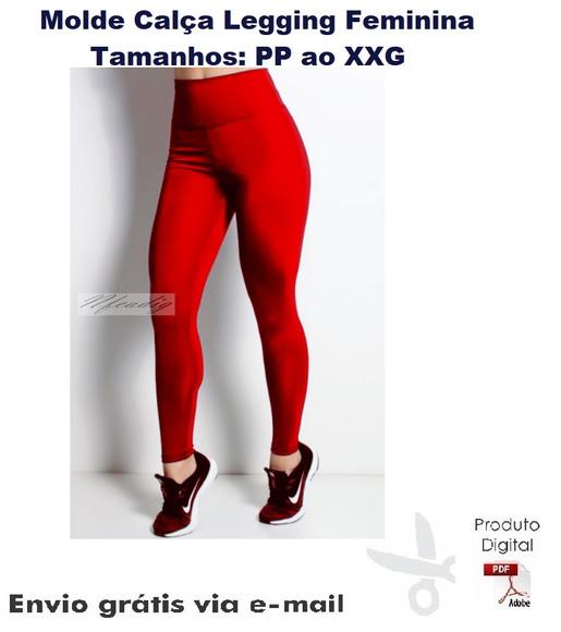 Molde Modelagem Calça Legging Feminina #123