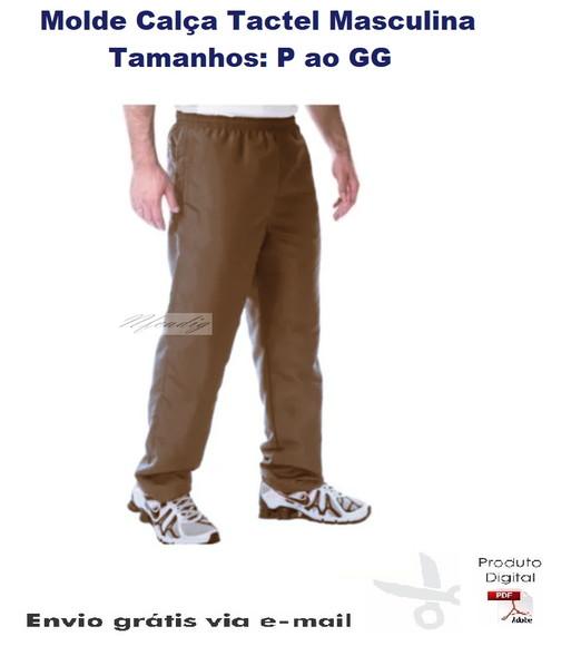 Molde Modelagem Calça Tactel Masculina #204