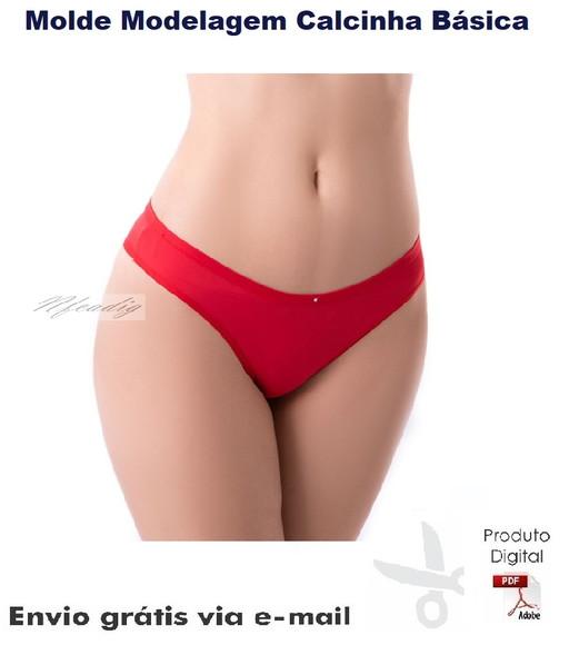 Molde Modelagem Calcinha Básica ref 60