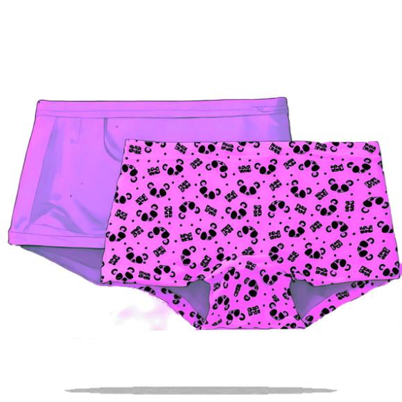 Molde Modelagem Calcinha Box Boxer Inf de 2 a 14 Anos