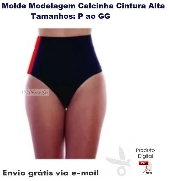 Molde Modelagem Calcinha Cinta Modeladora Cint Alta ref 61