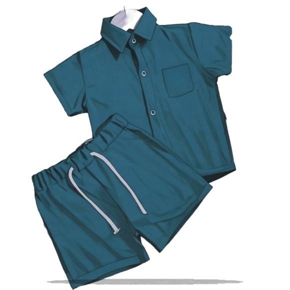 Molde Modelagem Camisa + Short Inf Masc de 2 a 14 Anos