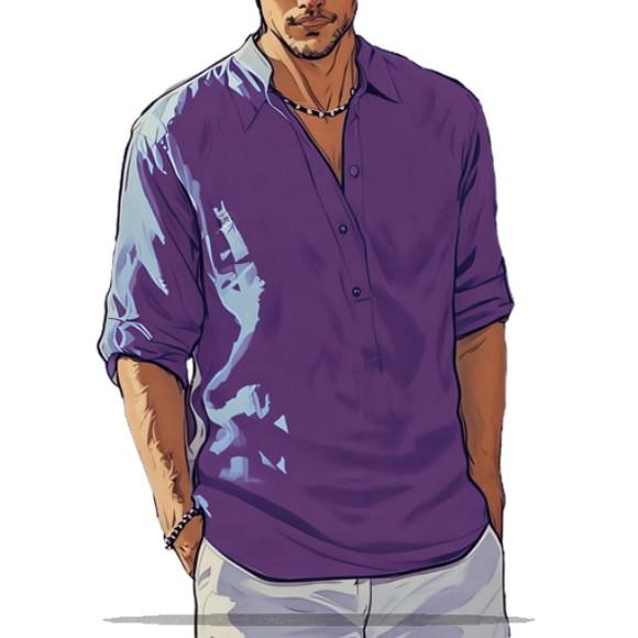 Molde Modelagem Camisa Gola Padre Masc Adulto do P ao Xxg