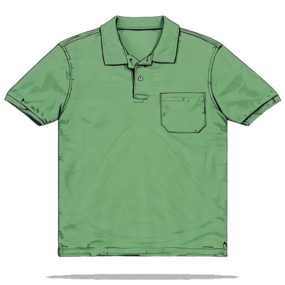 Molde Modelagem Camiseta Polo Tradicional Inf 2 a 16 Anos