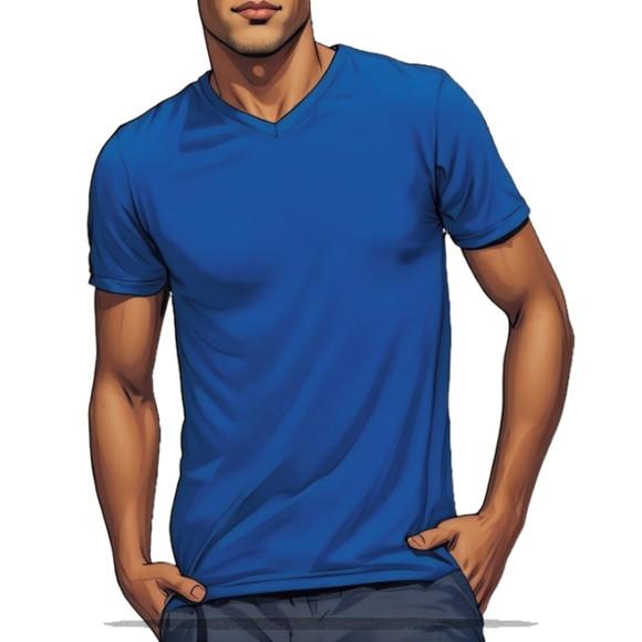 Molde Modelagem Camiseta Tradicional Gola V do Pp ao Xg