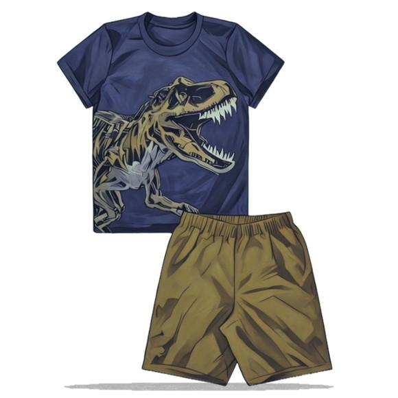 Molde Modelagem Conjunto Basico Verao Inf Masc 1 a 12 Anos