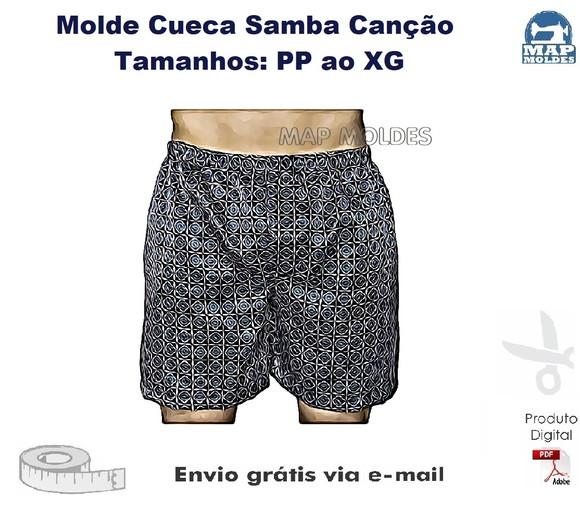 Molde Modelagem Cueca Samba Canção