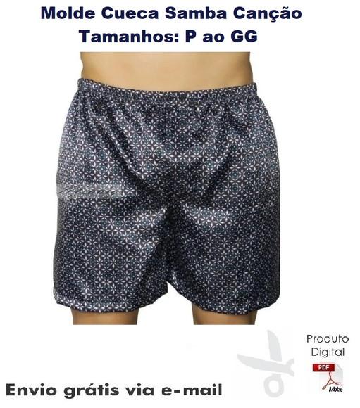Molde Modelagem Cueca Samba Canção ref 57