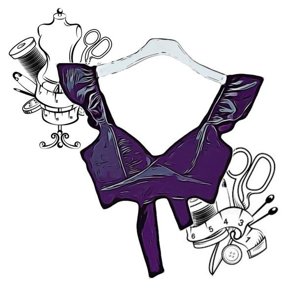 Molde Modelagem de Cropped Adulto do P ao Xxg #481