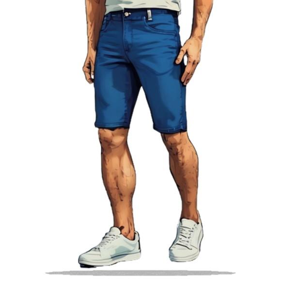 Molde Modelagem em pdf Bermuda Jeans Masc Trad 36 ao 54
