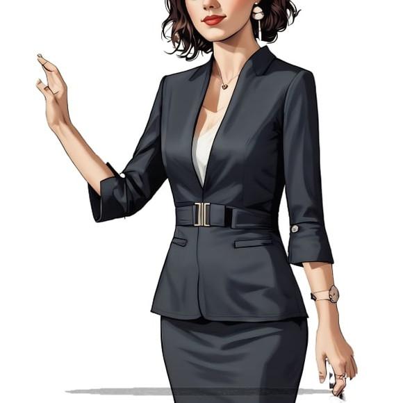 Molde Modelagem em pdf Blazer Feminino Executiva do P ao Xxg