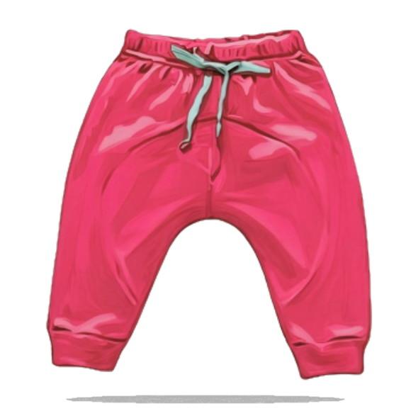Molde Modelagem em pdf Calça Bebe Saruel com Recorte Rn - 3a
