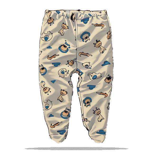 Molde Modelagem em pdf Calça Mijao Bebe Rn a 12 Meses