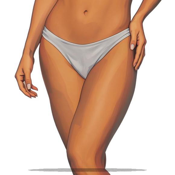 Molde Modelagem em pdf Calcinha Fio Dental Pp ao Xg