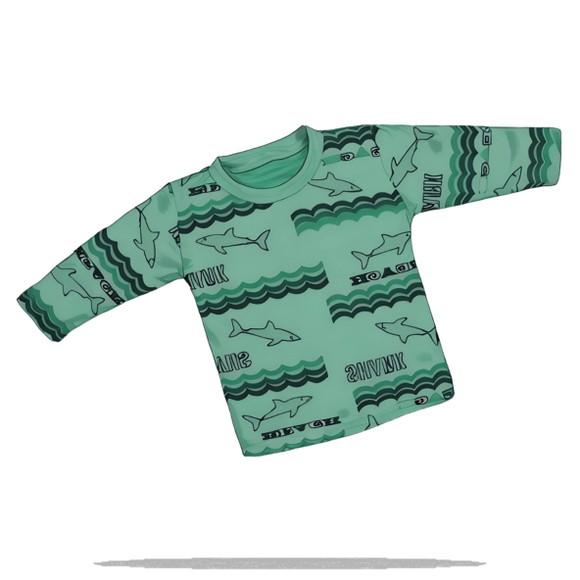 Molde Modelagem em pdf Camiseta Bebe Opções de Manga Rn - Gg