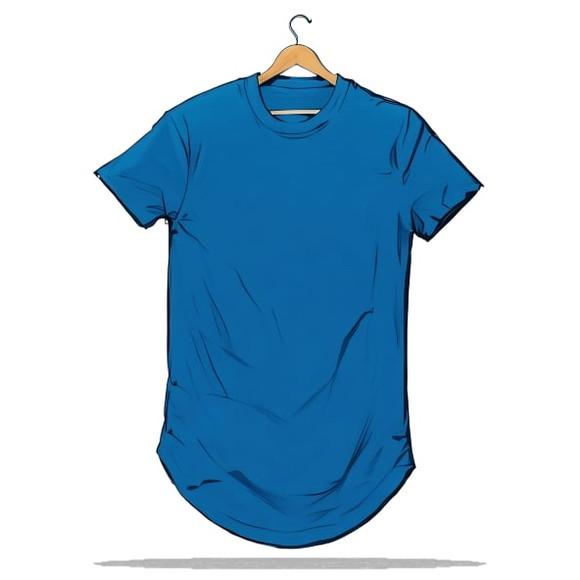Molde Modelagem em pdf Camiseta Longline Inf 2 a 16 Anos