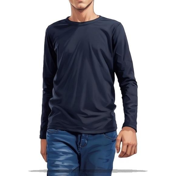 Molde Modelagem em pdf Camiseta Inf Gola Redonda m Longa