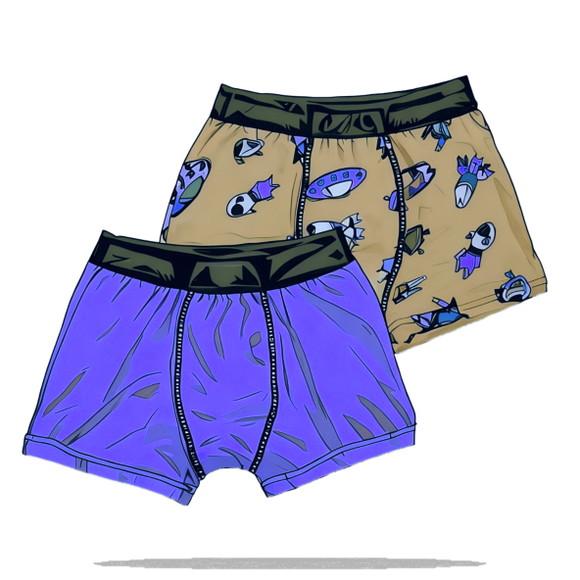 Molde Modelagem em pdf Cueca Boxer Box Infantil 2 a 14 Anos