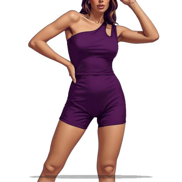 Molde Modelagem em pdf Macaquinho Fitness Um Ombro P ao Gg