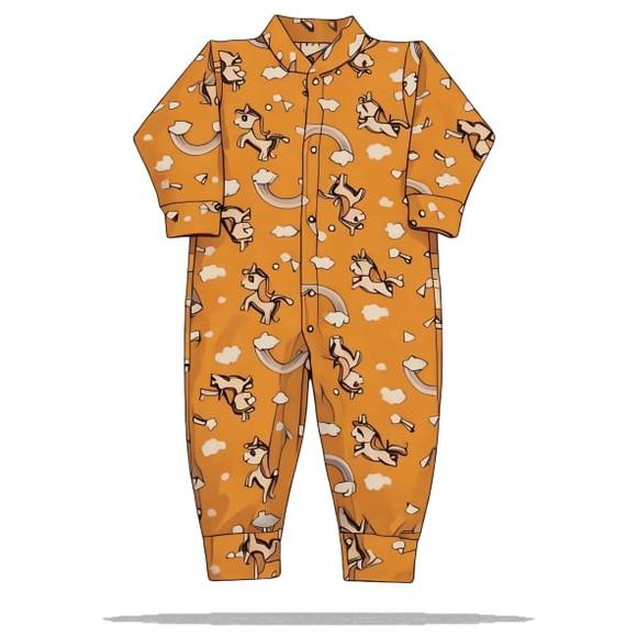 Molde Modelagem em pdf Pijama Macacao Inf Plush 1 a 10 Anos