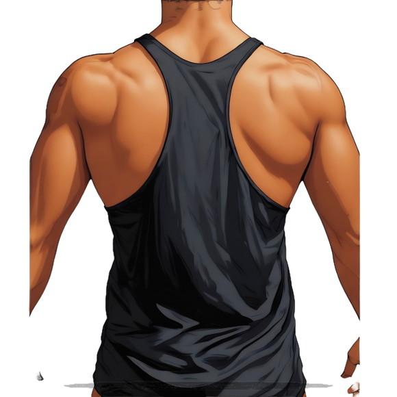 Molde Modelagem em pdf Regata Cavada Masculina Pp ao Xg