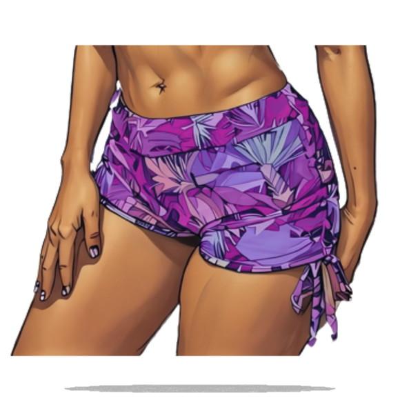 Molde Modelagem em pdf Short Praia Sunkini Fem P ao Gg