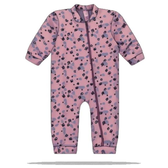 Molde Modelagem Macacão Infantil de Inverno 1 a 8 Anos
