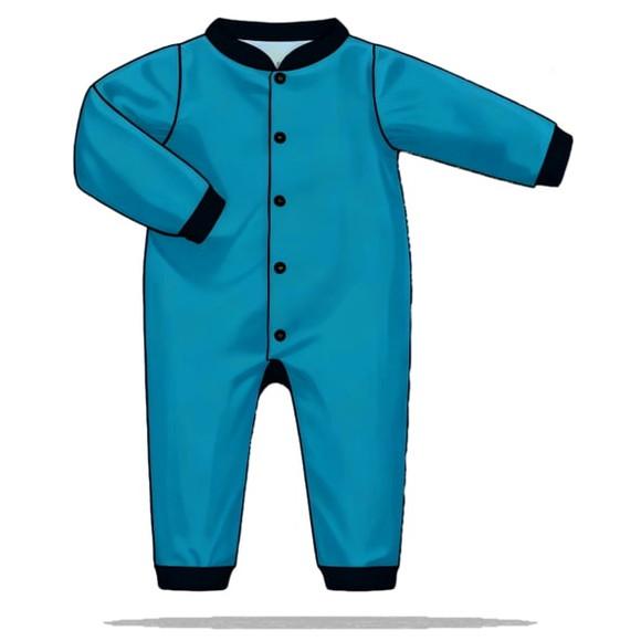Molde Modelagem Pijama Macacao Inf Plush Soft 1 a 10 Anos