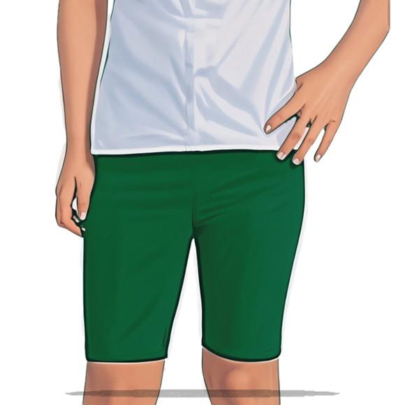 Molde Modelagem Short Ciclista Inf sem Costura Lateral 2-14