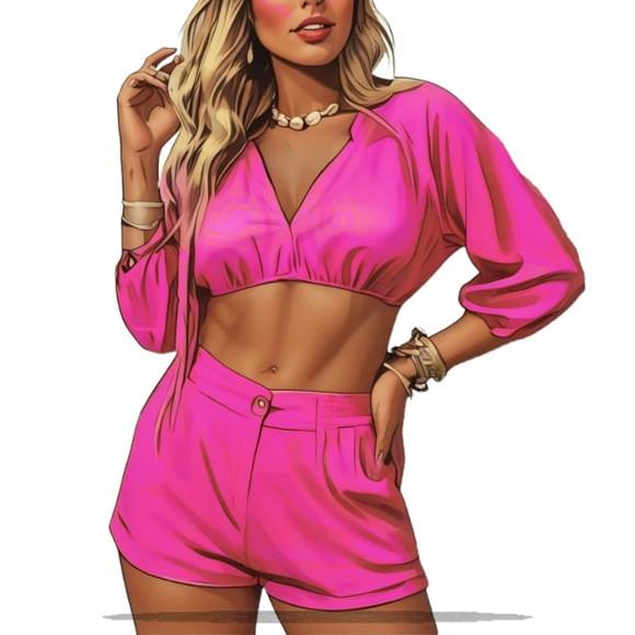 Molde Modelagem Short e Cropped Alfaiataria Fem do P ao Gg