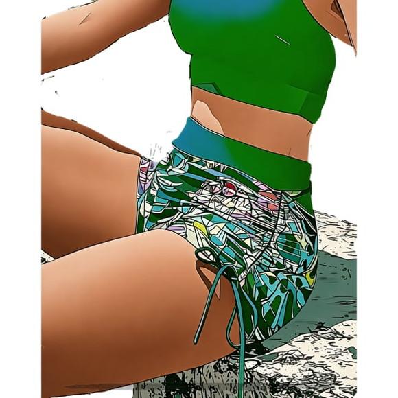 Molde Modelagem Short Praia Sunkini Fem P ao Gg